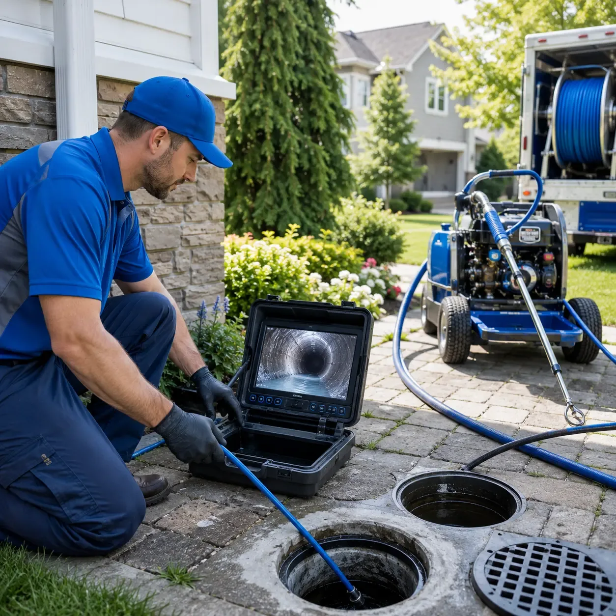 Outdoor drain cleaning professionals serving Eros, LA